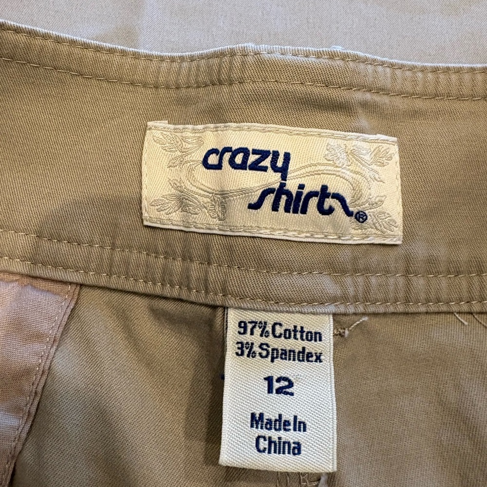 Crazy Shirt Beige Cropped Pants - Picture 4 of 4